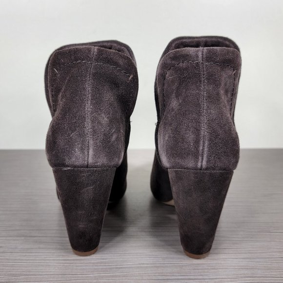 Splendid Cheryl Split Shaft Bootie, Brown Suede, Womens Size 9 & 9.5 - Picture 5 of 9